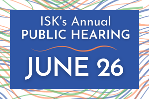 ISK's annual public hearing is June 26, 2023