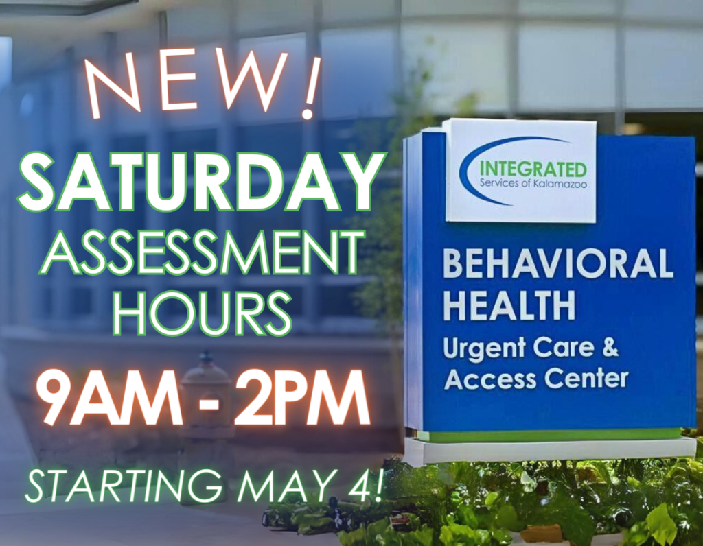 New! Assessments Available on Saturdays Starting May 4 Integrated